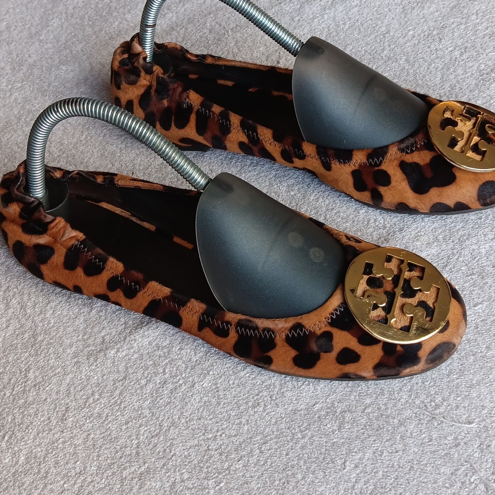 Tory Burch Leather Ballerina Flats